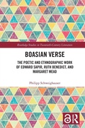 Cover: Boasian Verse - Routledge