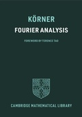 Cover: Fourier Analysis - Cambridge University Press