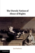 Cover: The Unruly Notion of Abuse of Rights - Cambridge University Press
