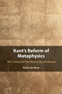 Enlarge image Cover: Kant's Reform of Metaphysics - Cambridge University Press