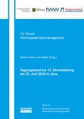 Cover: Tagungsband zur 13. Veranstaltung des Forums der EG-HWRM-RL am 23. Juni 2022 in Jena - Shaker