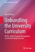 Cover: Unbundling the University Curriculum - Springer