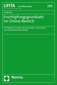 Abbildung von: Erschöpfungsgrundsatz im Online-Bereich - Nomos