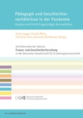 Cover: P&auml;dagogik und Geschlechterverh&auml;ltnisse in der Pandemie - Verlag Barbara Budrich