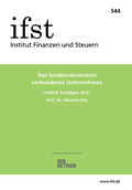 Cover: ifst-Schrift 544 - Finanzen u. Steuern
