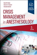 Cover: Crisis Management in Anesthesiology - Churchill Livingstone
