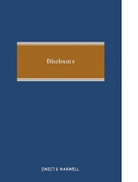 Abbildung von: Disclosure - Sweet & Maxwell