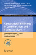 Cover: Computational Intelligence in Communications and Business Analytics - Springer