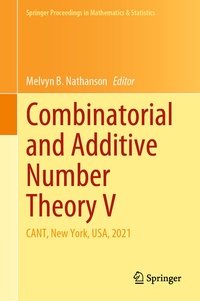 Abbildung von: Combinatorial and Additive Number Theory V - Springer