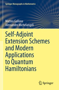 Enlarge image Cover: Self-Adjoint Extension Schemes and Modern Applications to Quantum Hamiltonians - Springer