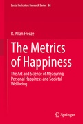 Cover: The Metrics of Happiness - Springer