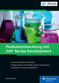 Abbildung von: Produktentwicklung mit SAP Recipe Development - SAP PRESS