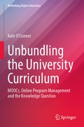 Cover: Unbundling the University Curriculum - Springer