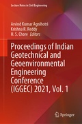 Cover: Proceedings of Indian Geotechnical and Geoenvironmental Engineering Conference (IGGEC) 2021, Vol. 1 - Springer