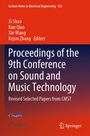 Cover: Proceedings of the 9th Conference on Sound and Music Technology - Springer