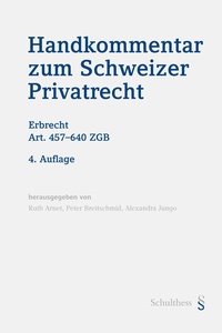 Abbildung von: Handkommentar zum Schweizer Privatrecht - Schulthess Juristische Medien