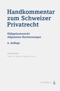 Cover: Handkommentar zum Schweizer Privatrecht - Schulthess Juristische Medien