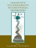 Cover: Cognitive Vulnerability to Emotional Disorders - Routledge