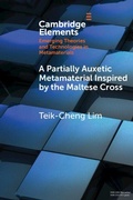 Cover: A Partially Auxetic Metamaterial Inspired by the Maltese Cross - Cambridge University Press