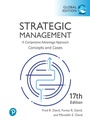 Cover: Strategic Management: A Competitive Advantage Approach, Concepts and Cases, Global Edition - Pearson