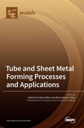 Cover: Tube and Sheet Metal Forming Processes and Applications - MDPI AG