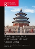 Cover: Routledge Handbook of Constitutional Law in Greater China - Routledge