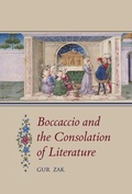 Cover: Boccaccio and the Consolation of Literature - Pontifical Institute of Mediaeval Studies,Canada