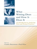 Cover: What Writing Does and How It Does It - Routledge