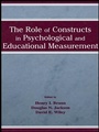Cover: The Role of Constructs in Psychological and Educational Measurement - Routledge