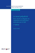 Cover: Le renvoi pr&eacute;judiciel - Bruylant