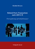 Abbildung von: Related Party Transactions nach ARUG II - Kovac, Dr. Verlag