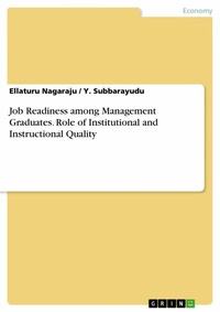 Abbildung von: Job Readiness among Management Graduates. Role of Institutional and Instructional Quality - GRIN Verlag