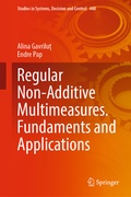 Cover: Regular Non-Additive Multimeasures. Fundaments and Applications - Springer