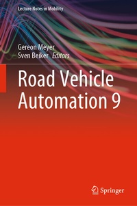 Abbildung von: Road Vehicle Automation 9 - Springer