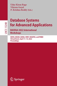 Abbildung von: Database Systems for Advanced Applications. DASFAA 2022 International Workshops - Springer