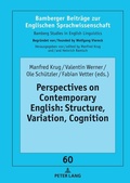 Cover: Perspectives on Contemporary English: Structure, Variation, Cognition - Peter Lang Verlag
