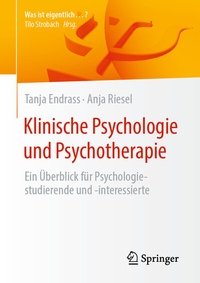 Abbildung von: Klinische Psychologie und Psychotherapie - Springer