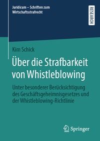 Abbildung von: Über die Strafbarkeit von Whistleblowing - Springer