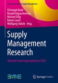 Cover: Supply Management Research - Springer Gabler