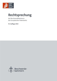 Abbildung von: Rechtsprechung der Beschwerdekammern des Europäischen Patentamts - Europäisches Patentamt