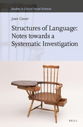 Cover: Structures of Language: Notes Towards a Systematic Investigation - Brill