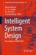 Cover: Intelligent System Design - Springer