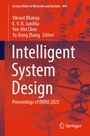 Cover: Intelligent System Design - Springer