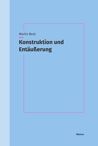 Abbildung von: Konstruktion und Entäußerung - Meiner