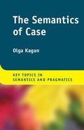 Cover: The Semantics of Case - Cambridge University Press