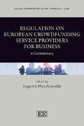 Cover: Regulation on European Crowdfunding Service Providers for Business - Edward Elgar Publishing