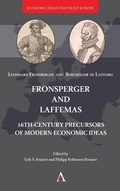Cover: Fronsperger and Laffemas - Anthem Press