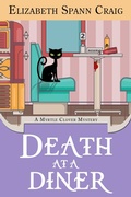 Cover: Death at a Diner (A Myrtle Clover Cozy Mystery, #20) - Elizabeth Spann Craig