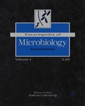 Cover: Encyclopedia of Microbiology, Four-Volume Set - Academic Press
