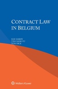 Cover: Contract Law in Belgium - Wolters Kluwer